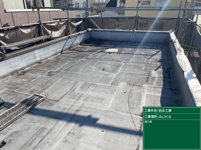 東京都豊島区　Fビル外部改修工事 現場写真 01