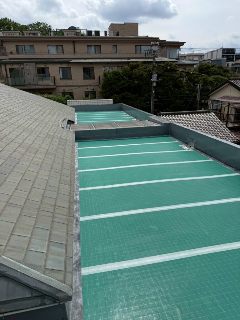 新宿区K様邸屋上防水工事 現場写真 03